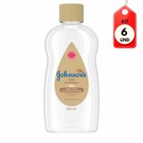 Kit C/06 Johnsons Baby Óleo Amêndoas 200ml