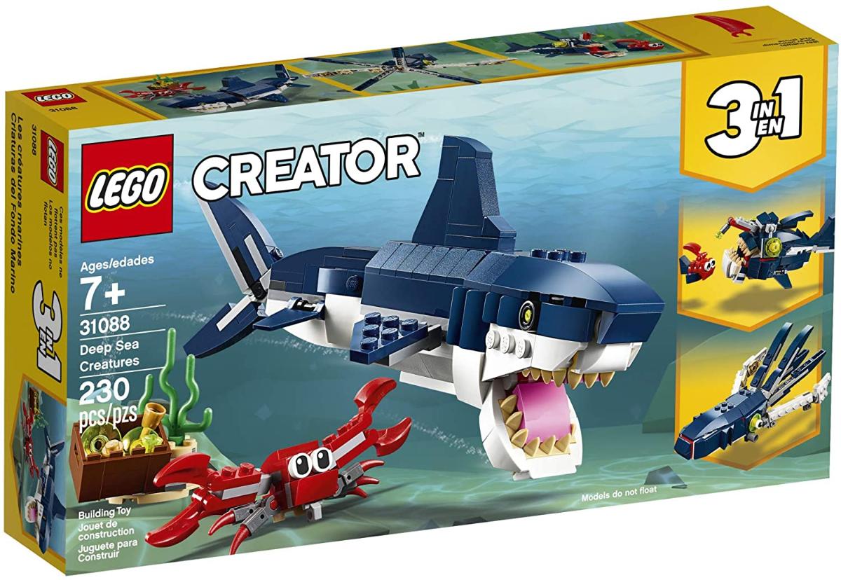 Lego creator 3in1 deep sea cheap creatures 31088