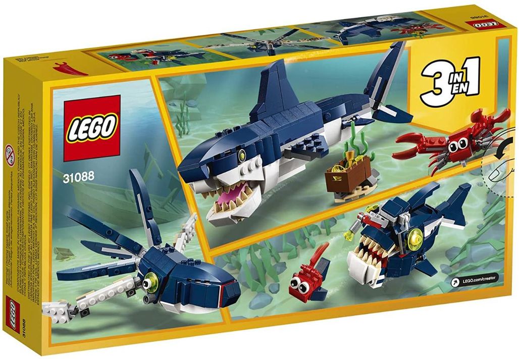 Lego cheap shark creator