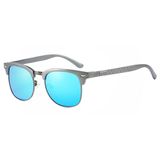 Óculos De Sol Masculino Elashopp Alumínio Magnésio Polarizado Azul