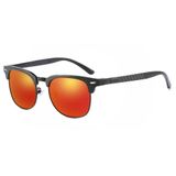 Óculos De Sol Masculino Elashopp Alumínio Magnésio Polarizado Vermelho