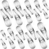 40 Peças Snap Hair Clips Women Large Metal Snap Hair Clips Nonslip Clip Hair Barrettes For Women Hair Pins For Girls Hair Accessories, 3.5 I