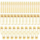60 Peças De Ouro Jacaré Hair Clips Metal Flat Hollow Hair Pins Barrettes For Hair Clip Silicone Molds Diy Resin Hairpin Hairbow Hairbow Hair