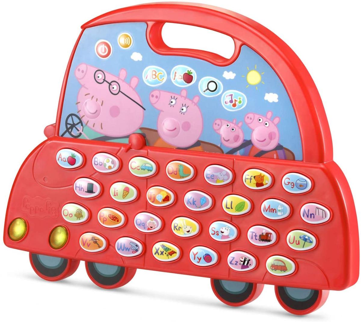 VTech Peppa Pig Learn and Go Alphabet Car Red Carrefour