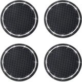 Car Cup Holder Coasters P S Mats Acessórios Universal Bling Anti Slip Absorbent Silicone Rhinestone Crystal Glitter Sparkly Trendy Cool Para