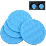 Car Coasters, 4 Pack Pvc Car Cup Holder Insert Coaster - Anti Slip Universal Vehicle Interior Accessories Cup Mats For Women (2.75 Diâmetro
