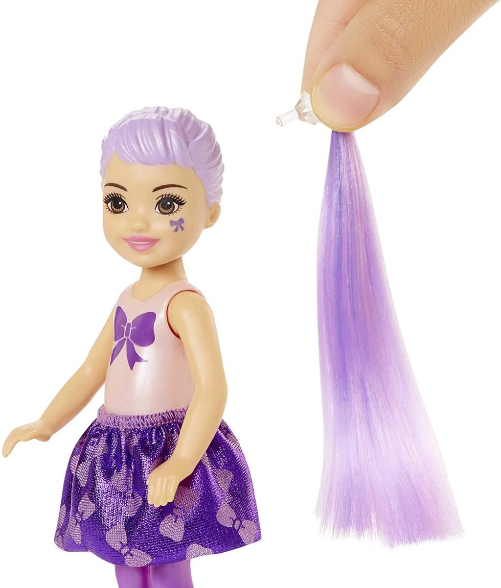 Original barbie chelsea cor revelar boneca surpresa pacote