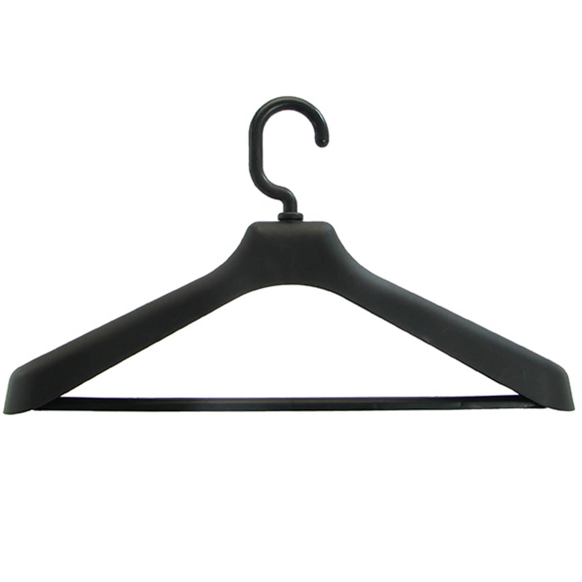 Cabide Para Camisa Social Roupa Reforçado Ombreira Preto Closet Organizador Armário