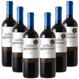 Kit 06 Un. Vinho Santa Carolina Reservado Malbec 750ml