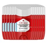 Kit Desodorante Stick Old Spice Mar Profundo 50g - 12 Unidades