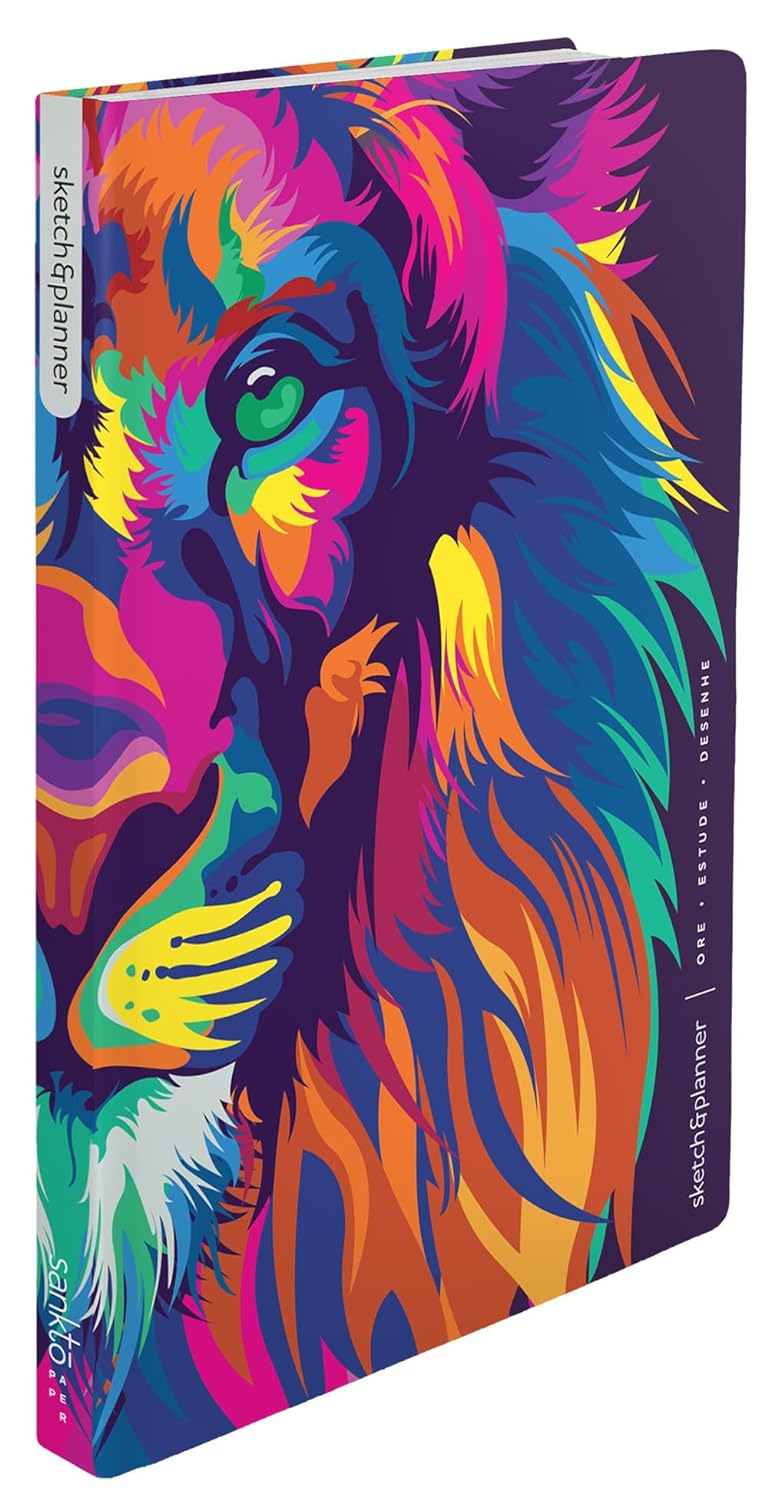 Sketch &amp; Planner Lion Colors - Sankto Sankto