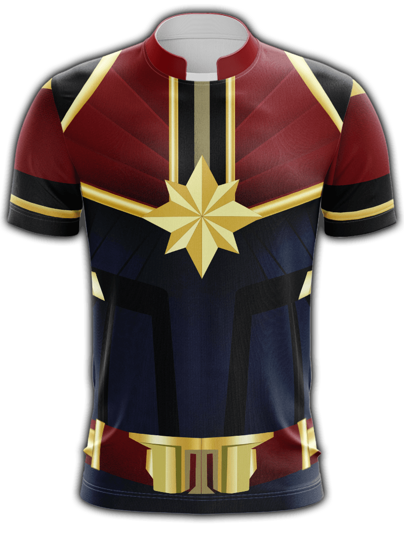 Camiseta Personalizada Marvel Heróis Capitã Marvel - 005