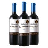 Kit 03 Un. Vinho Santa Carolina Reservado Malbec 750ml