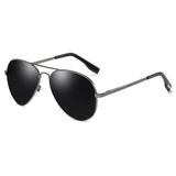 Óculos De Sol Polarizado Masculino Elashopp Aviação Cinza Polarizado