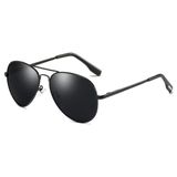 Óculos De Sol Polarizado Masculino Elashopp Aviação Preto Polarizado