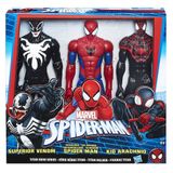 3-pack Homem-aranha, Veneno Superior E Kid Arachnid Titan Hero