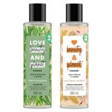 Kit Shampoo Love Beauty And Planet Energizing Detox E Condicionador Love Beauty And Planet Vegano Crescimento Saudável 300ml Cada