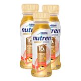 Nutren Senior Mix De Frutas Suplemento Alimentar 200ml | Kit Com Três Unidades