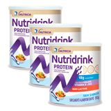 Nutridrink Protein Sem Sabor Zero Lactose 350g | Kit Com Três Unidades