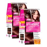 Tintura Casting Creme Gloss L&#39;oréal Paris 415 Chocolate Glacê | Kit Com Duas Unidades