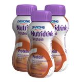 Nutridrink Protein Chocolate 200ml | Kit Com Três Unidades