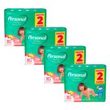 Kit 4 Fralda Personal Baby Protect &amp; Sec Tamanho Xg Leve 28 Pague 26 Fraldas Descartáveis