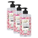 Kit 3 Sabonete Líquido Lux Botanicals Flor De Cerejeira 500ml