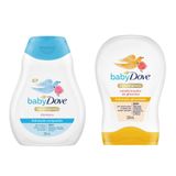 Kit Shampoo Dove Baby Hidratação Enriquecida 200ml E Condicionador Hidratação Glicerinada 200ml