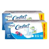 Kit De Fralda Geriátrica Tena Confort Tamanho Eg 36 Unidades