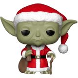 Funko Pop Star Wars: Holiday - Figura Colecionável de Santa Yoda, Multicolor