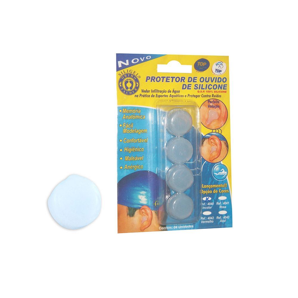 Protetor de Ouvido 4040 Silicone Moldável Orthopauher