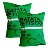 Kit 2 Batata Petisco Mió Sabor Creme De Cebola 45g