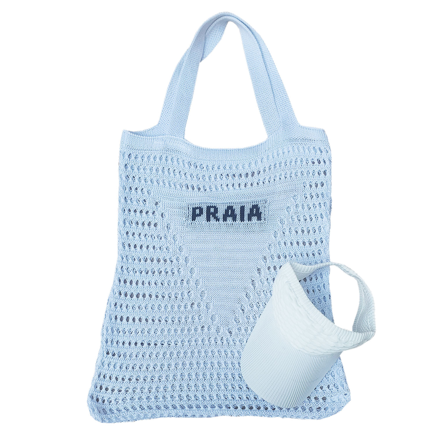 Bolsa Feminina Crochê Moda Praia + Viseira Boné Aba Longa Moda Blogueira