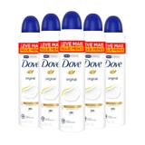 Kit Desodorante Aerosol Dove Original 250ml - 5 Unidades