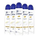 Kit Desodorante Aerosol Dove Original 150ml - 5 Unidades