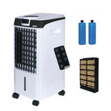 Climatizador De Ar Portátil 4 Em 1 Painel Digital Duplo Filtro Com Timer 4 Litros Cp04-d Praxis