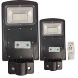 Luminaria Solar Poste 2 Unds 60w Led Controle Rua E Jardins