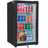 Refrigerador/ Expositor Vertical Visa Cooler Rf-002 Porta De Vidro - Preto 110 L +2 A +8°c Iluminação Led - Frilux 220v Frilux