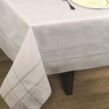 Toalha De Mesa Retangular 160x210cm Linen  - Catran Bege