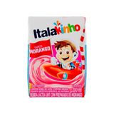 Bebida Láctea Italakinho Uht Morango 200ml Embalagem Com 24 Unidades
