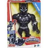 Boneco Mega Mighties Pantera Negra Super Hero Adventures - Hasbro