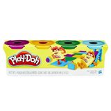 Kit Massinha De Modelar Play-doh 448g - Cores Sortidas - Hasbro - 4 Potes