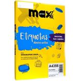 Etiqueta A4 - 100 Folhas - 25,4x63,5 Mm - Maxprint