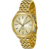 Relógio Analógico Feminino Dourado Lrg4328l C1kx - Lince