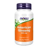 Extrato De Ginseng 500mg Now Foods 100cáps Importado
