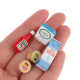 5 Unidades/conjunto 112 Dollhouse Miniature Food Mini Tomat