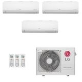 Ar-condicionado Multi Split Inverter Lg 24.000 (2x Evap Hw 9.000 + 1x Evap Hw 18.000) Quente/frio 220v