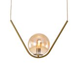 Lustre Pendente Skylight Gift 3044 Dourado E27 Bivolt