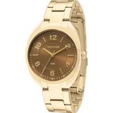 Relógio Analógico Feminino Dourado Elegance Dress 2035mcf/4m - Technos