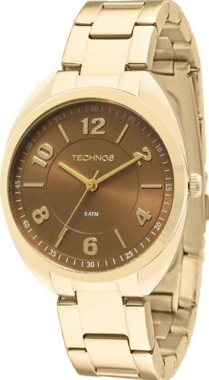 Relógio Analógico Feminino Dourado Elegance Dress 2035mcf/4m - Technos